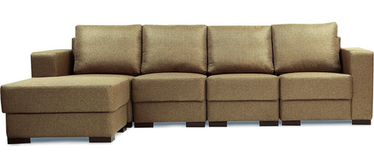 Estilo - Roster Slate Fabric Modular Sofa 1LH-1RH-2C-1P