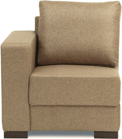 Estilo - Beige Fabric ModularSofa 1-Right Hand Seater