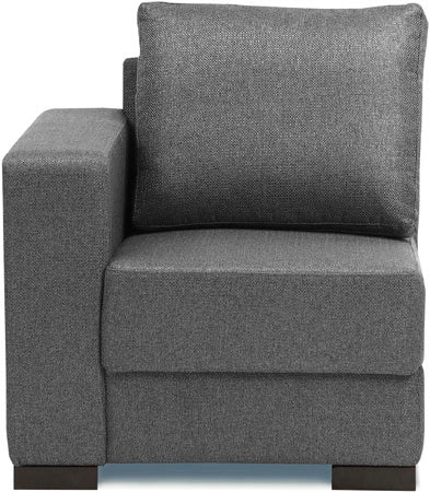 Estilo - Passive Grey Fabric Modular Sofa 1 - Right Hand Seater (RH)