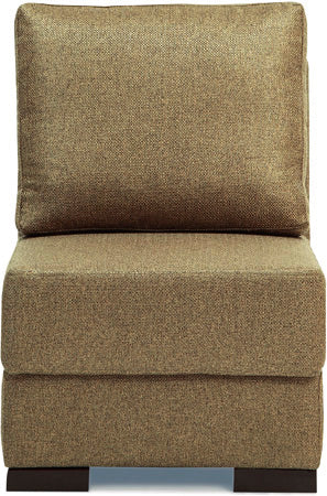 Estilo - Light Brown Fabric Modular Sofa 1 - Seater