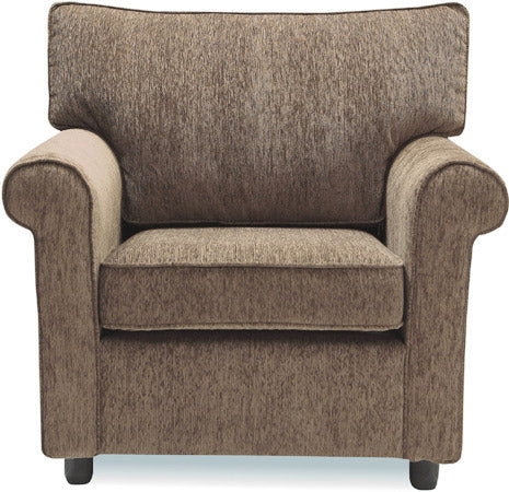 Muse - Chestnut Brown Fabric Sofa (1 - Seater)