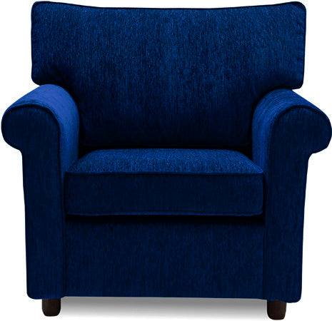 Muse - Midnight Blue Fabric Sofa (1 - Seater)