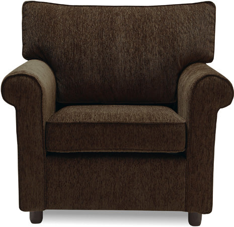 Muse - Earth Brown Fabric Sofa (1 - Seater)