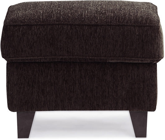 Cresecent - Earth Brown Fabric Sofa (Sofa Pouffe)