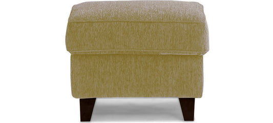 Victorian - Gold Fabric Sofa Pouffe