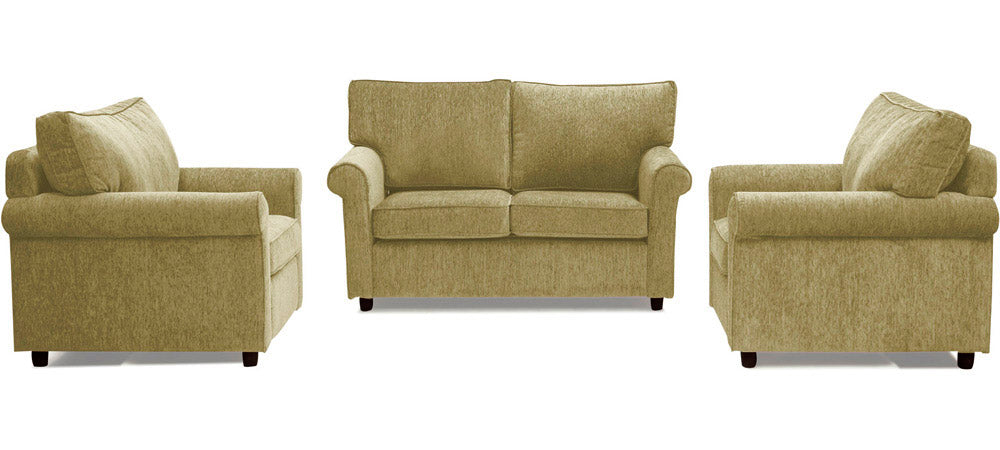 Muse - Victorian Gold Fabric Sofa (2-1-1 Sofa Combo)