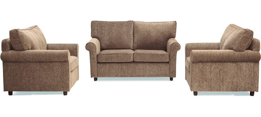 Muse - Chestnut Brown Fabric Sofa (2-1-1 Sofa Combo)