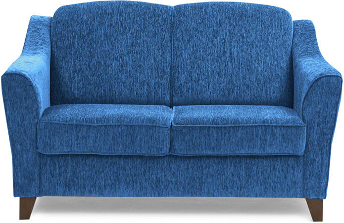 Crescent - Persian Blue Fabric Sofa Set 2 - Seater