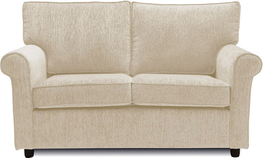 Muse - Canvas Beige Fabric Sofa (2 - Seater)