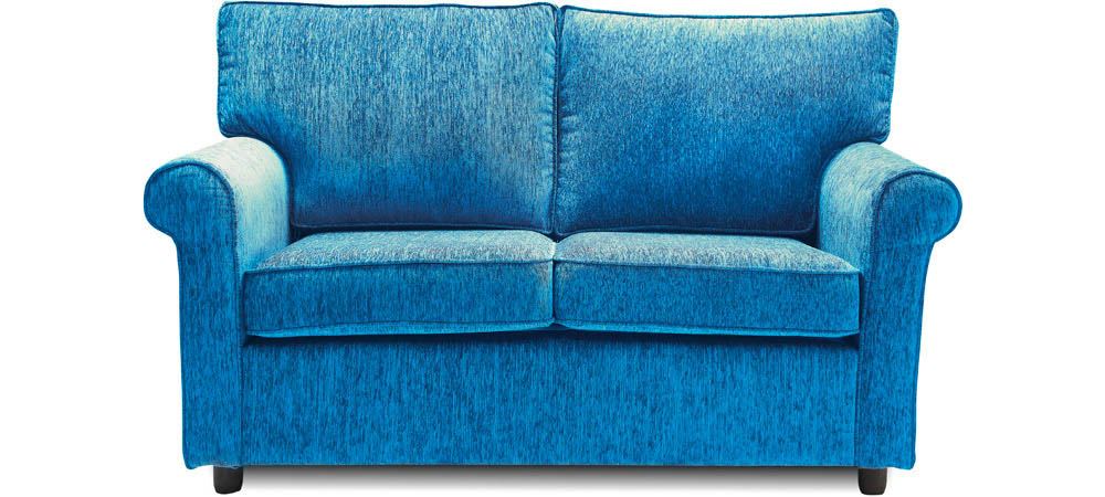 Muse - Persian Blue Fabric Sofa (2 - Seater)