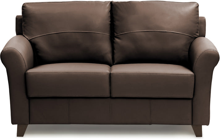 Harmony - Wine Red Leatherite Sofa 2 - Seater