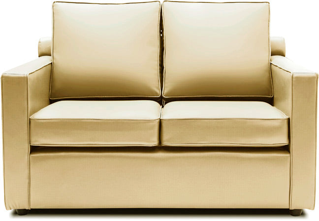 Synergy - Camel Cord Leatherite Sofa (2 - Seater)