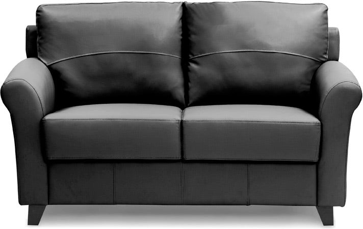 Harmony - Misty Grey Leatherite Sofa (2 - Seater)