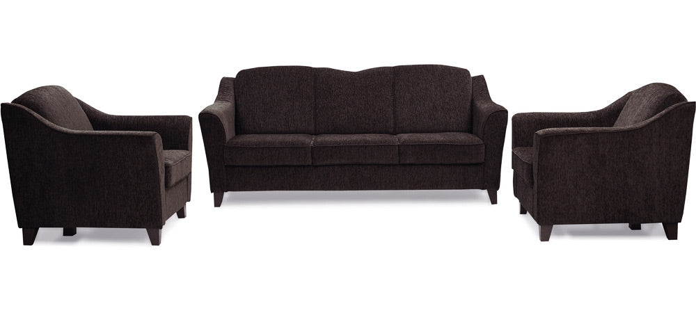 Cresecent - Earth Brown Fabric Sofa (3-1-1 Sofa Combo)