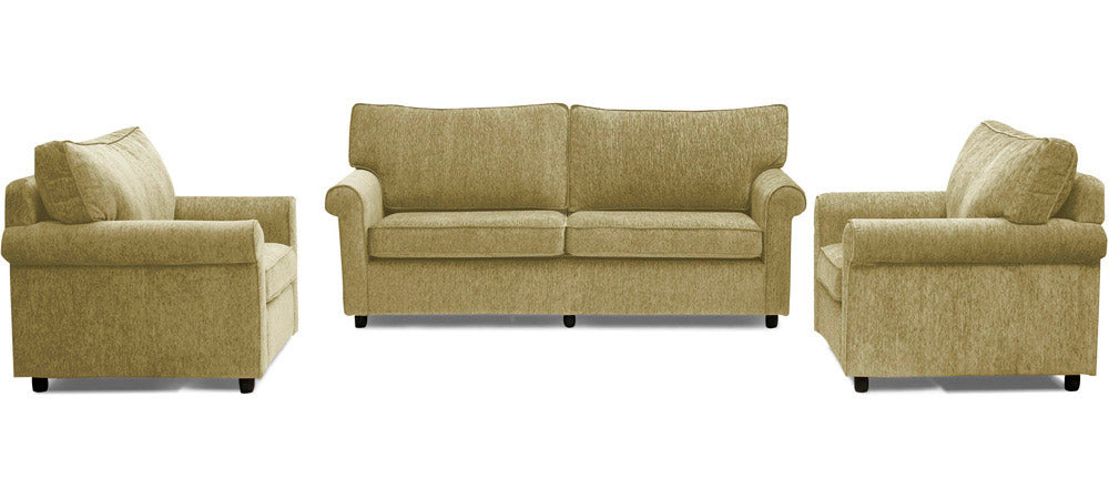 Muse - Victorian Gold Fabric Sofa (3-1-1 Sofa Combo)