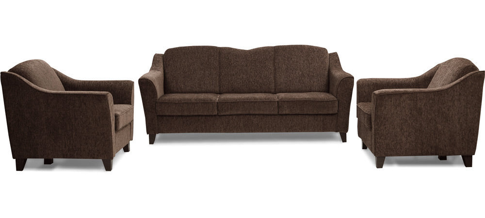 Cresecent - Wheat Brown Fabric Sofa (3-1-1 Sofa Combo)