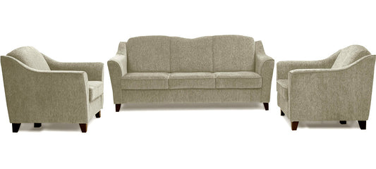 Cresecent - Ash Grey Fabric Sofa (3-1-1 Sofa Combo)