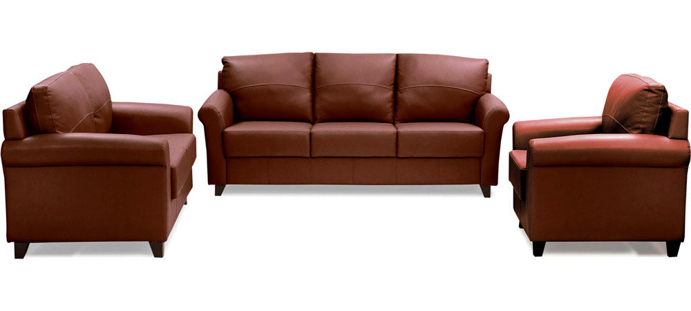 Harmony - Warm Tan Leatherite Sofa (3-2-1 Sofa Combo)