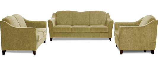 Cresecent - Victorian Gold Fabric Sofa (3-2-1 Sofa Combo)