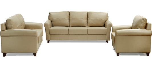 Harmony - Camel Cord Leatherite Sofa (3-2-1 Sofa Combo)