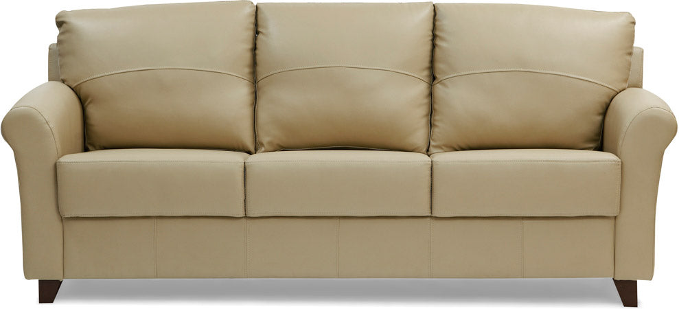 Harmony - Camel Cord Leatherite Sofa 3 - Seater