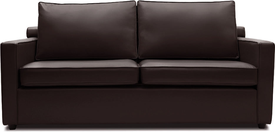 Synergy - Wine Red Leatherite Sofa (3 - Seater)