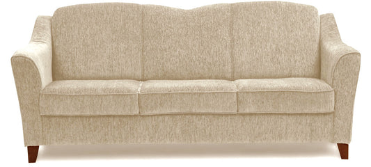 Cresecent - Canvas Beige Fabric Sofa (3 - Seater)