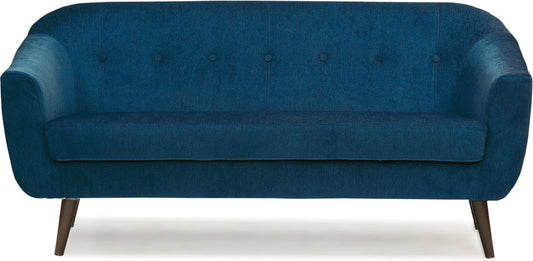 Iris - Fabric Upholstered 3 - Seater Sofa - Blue