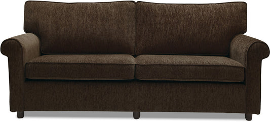 Muse - Earth Brown Fabric Sofa (3 - Seater)