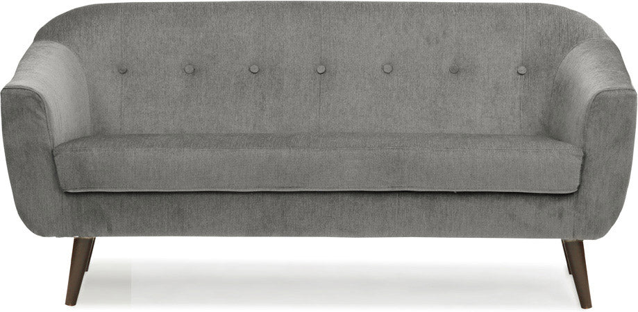 Iris - Fabric Upholstered 3 - Seater Sofa - Grey