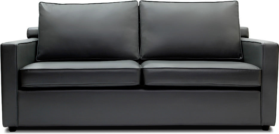 Synergy - Misty Grey Leatherite Sofa (3 - Seater)