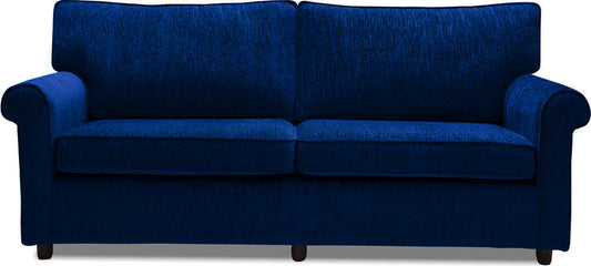 Muse - Midnight Blue Fabric Sofa (3 - Seater)