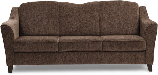 Crescent - Wheat Brown Fabric Sofa 3 - Seater