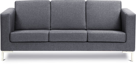 Stellar - Passive Grey Fabric Sofa (2-1-1 Sofa Combo)