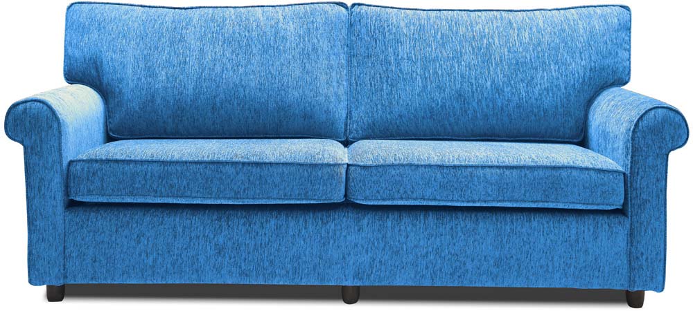 Muse - Persian Blue Fabric Sofa (3 - Seater)