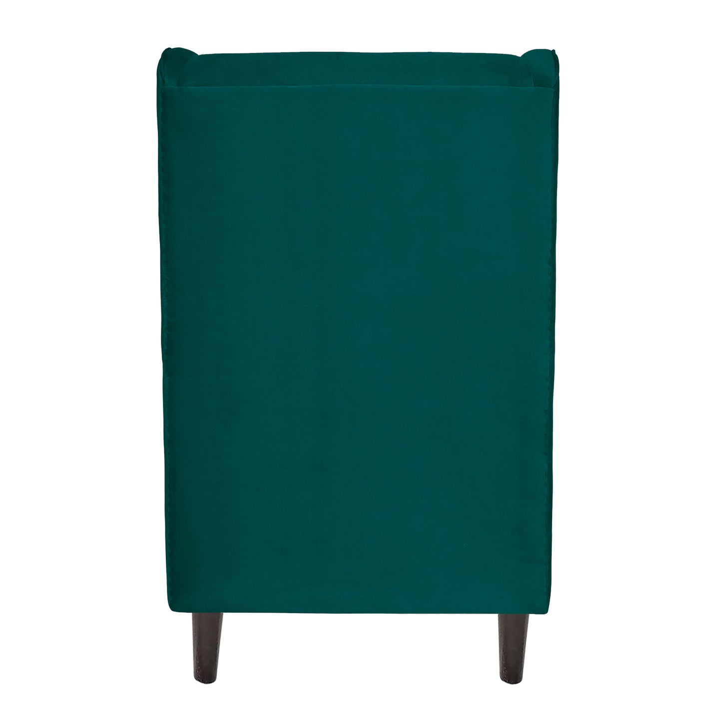 Mabel Tufted Wing Chair Solid Wood Living Room Chair- Green