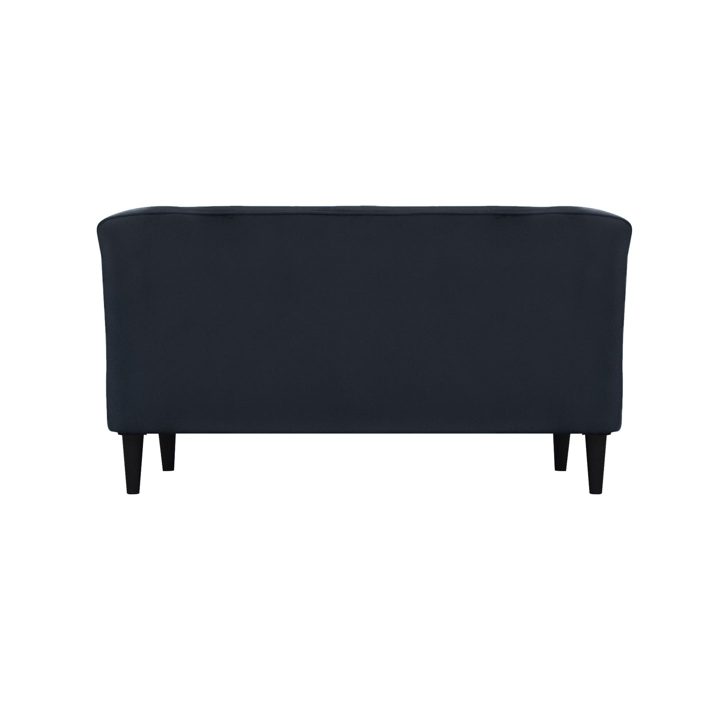 Persia Quilted Back 2 Seater Sofa - Black