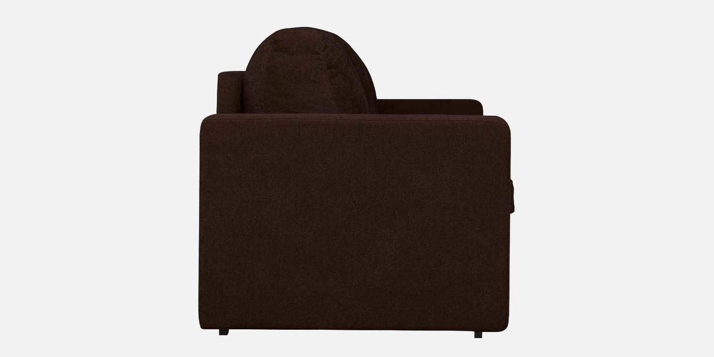 Magnet Fabric 3 Seater Sofa Bed With Loose Cushions and Storage - Coffee