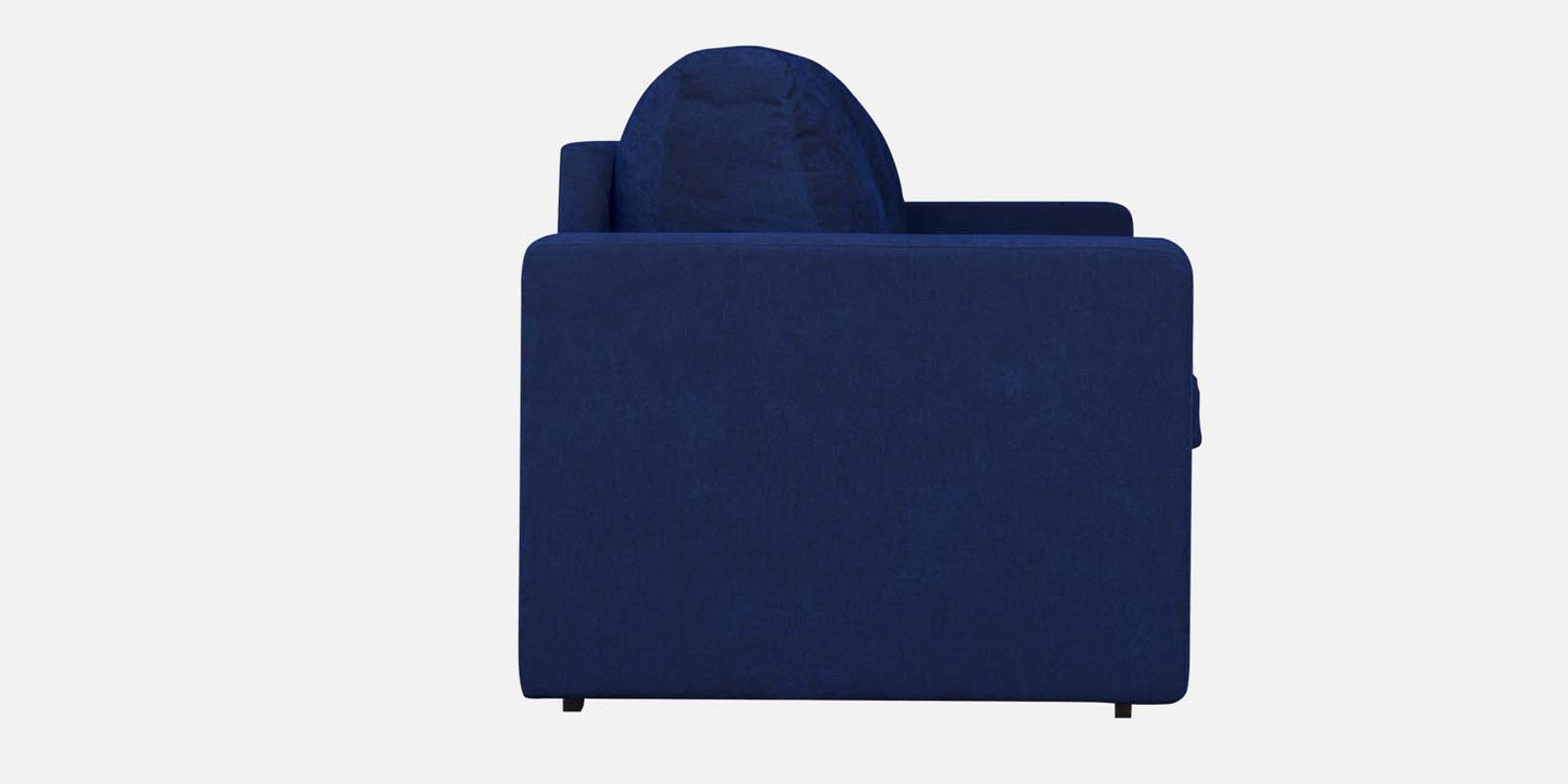 Magnet Fabric 3 Seater Sofa Bed With Loose Cushions and Storage - Royal Blue