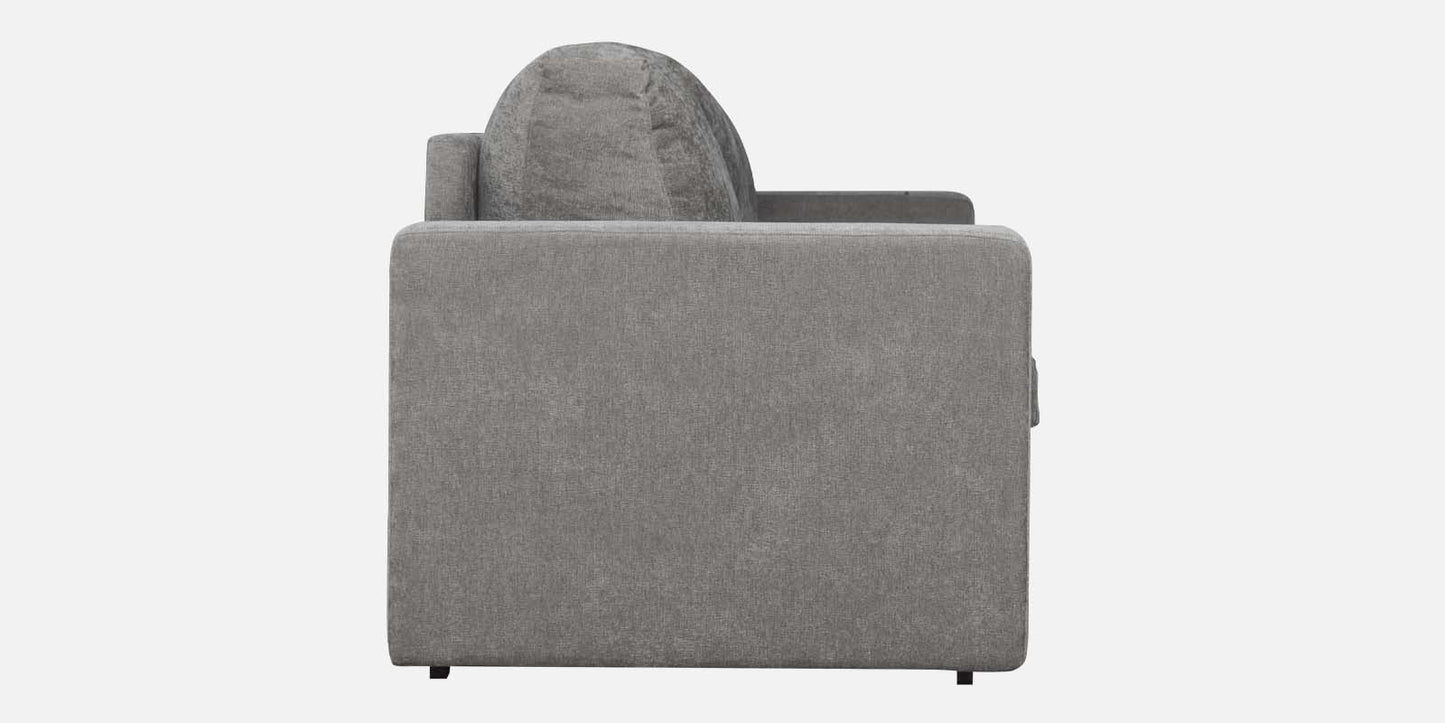 Magnet Fabric 3 Seater Sofa Bed With Loose Cushions and Storage - Grey