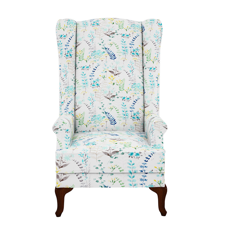 Hamilton Wing Chair With Long Back - Printed