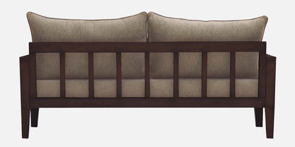 Lessie Teak Wood Sofa - Beige