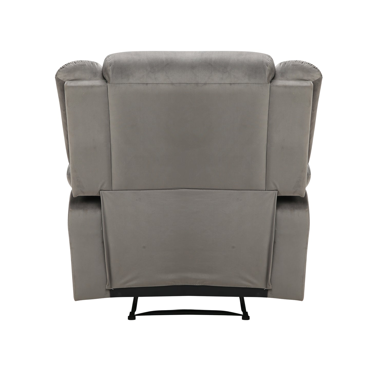 Wilson Leatherette 1 Seater Recliner With Pullout Lever - Grey