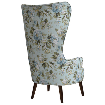 Snipet Long Back Fabric 1 Seater Wing Chair - MuLighti