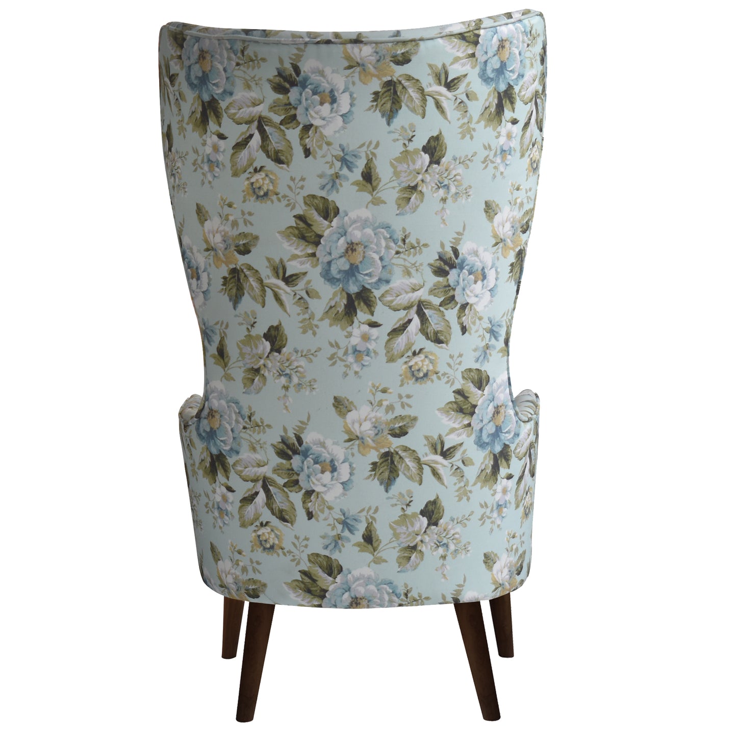 Snipet Long Back Fabric 1 Seater Wing Chair - MuLighti