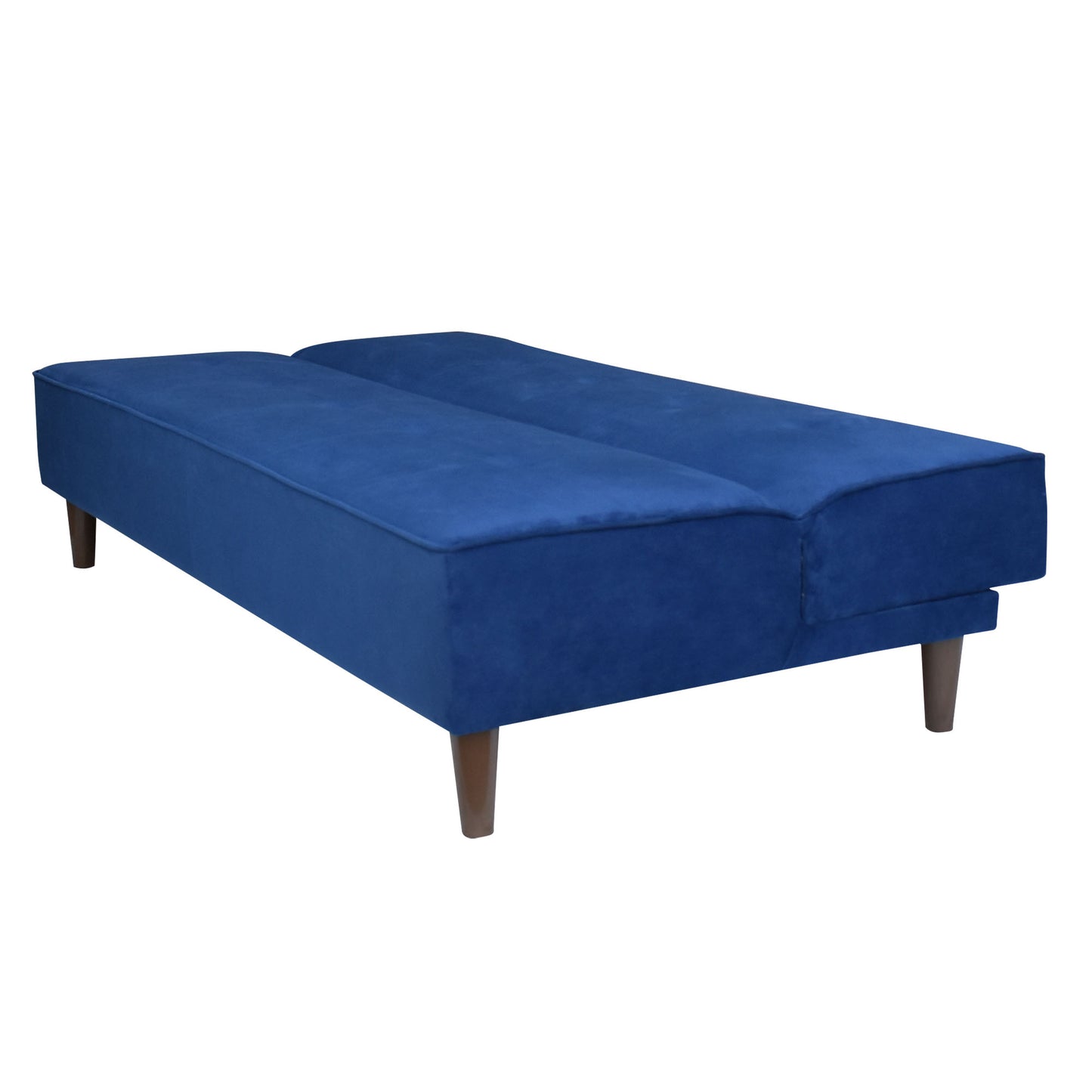 Camron Fully Upholstered 3 Seater Single Sofa Cum Bed - Blue