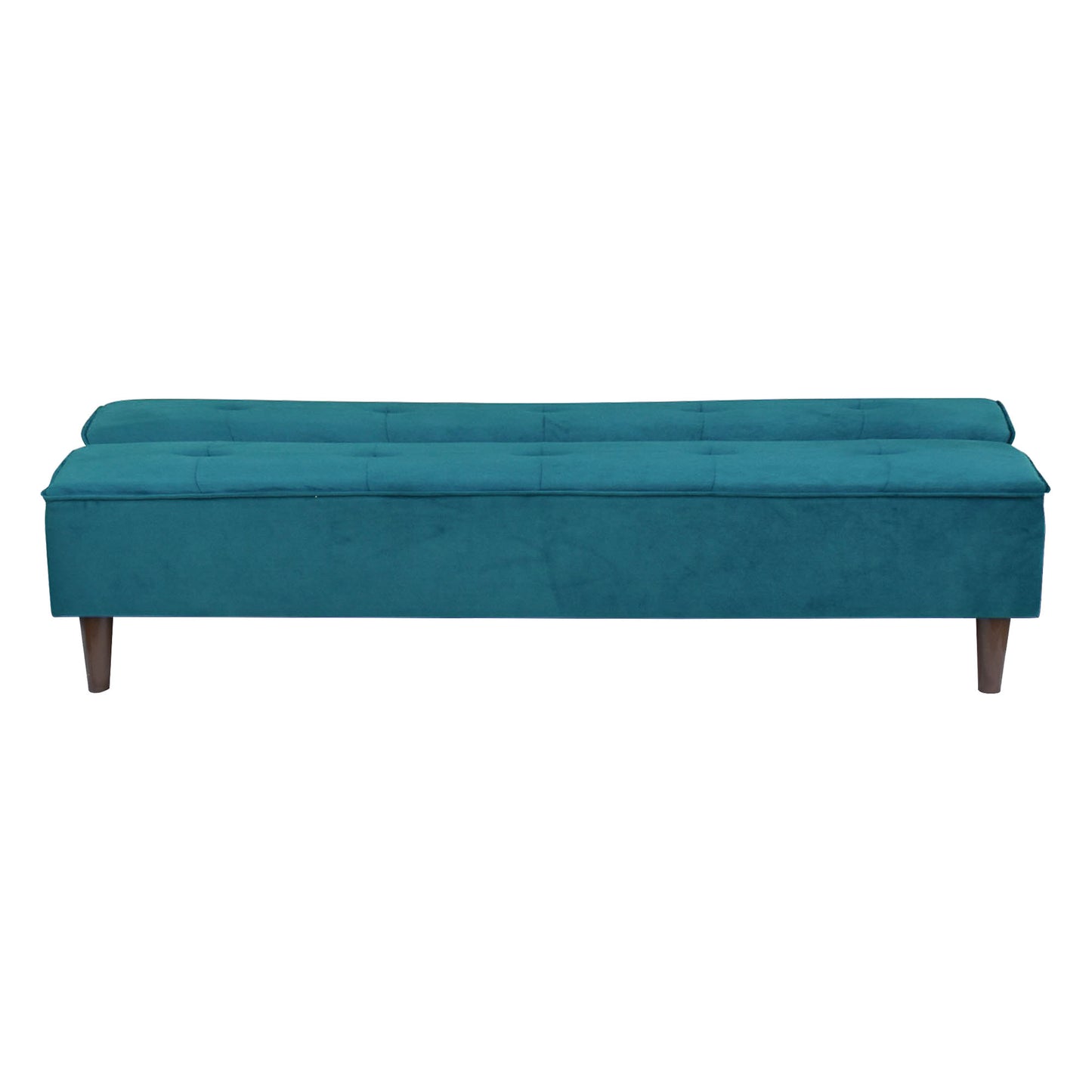 Camron Fully Upholstered 3 Seater Single Sofa Cum Bed - Green