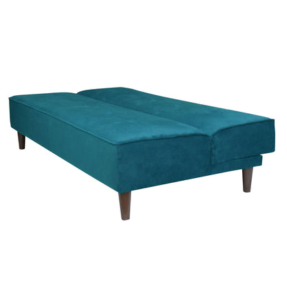 Camron Fully Upholstered 3 Seater Single Sofa Cum Bed - Green