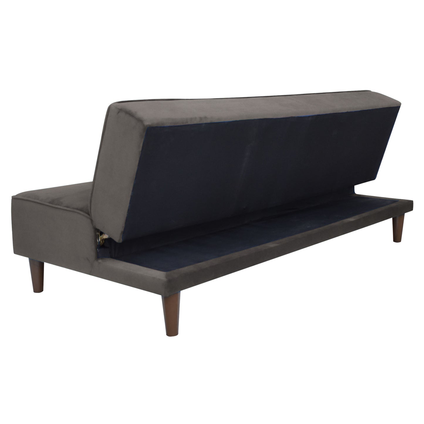 Camron Fully Upholstered 3 Seater Single Sofa Cum Bed - Grey