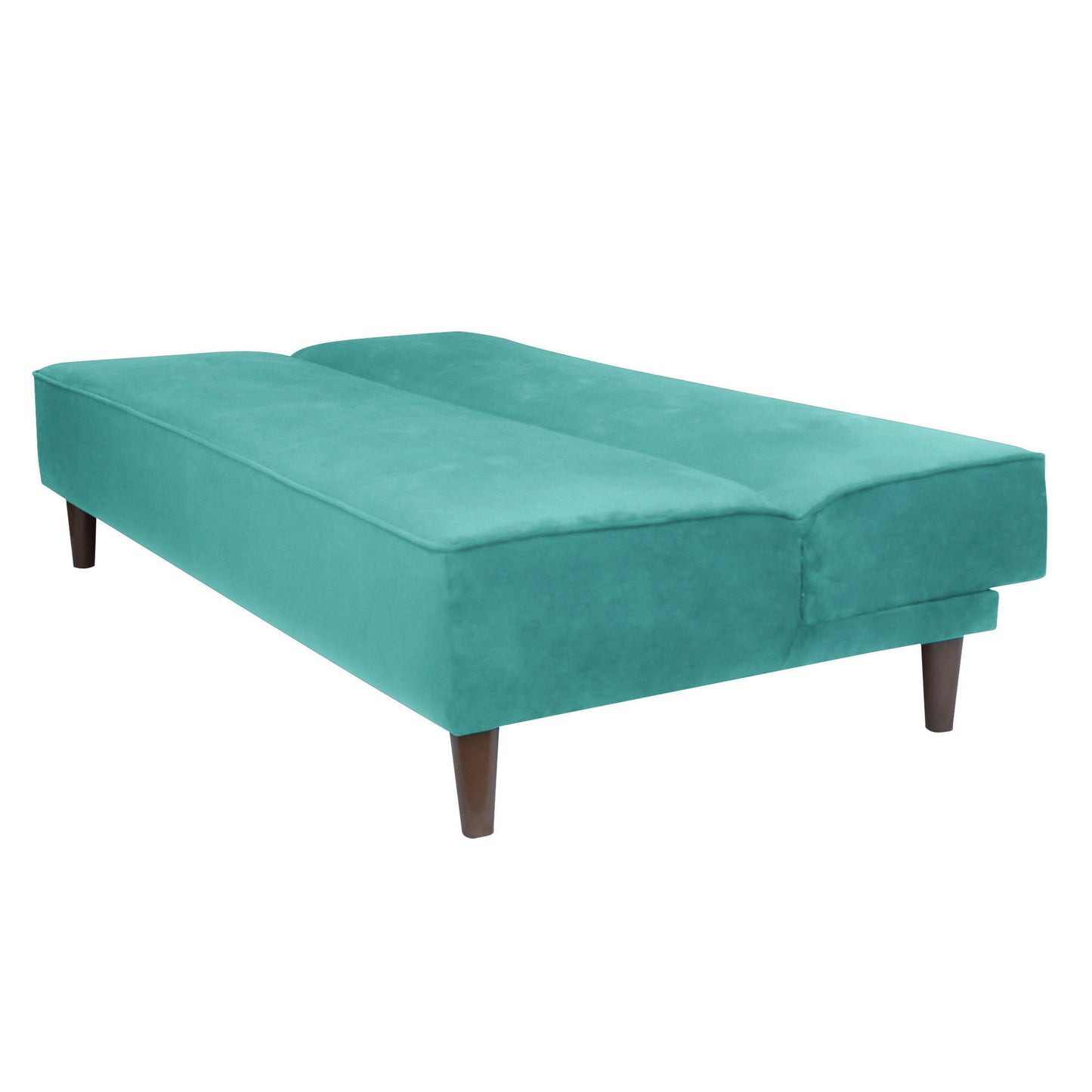 Camron Fully Upholstered 3 Seater Single Sofa Cum Bed - Sea Green